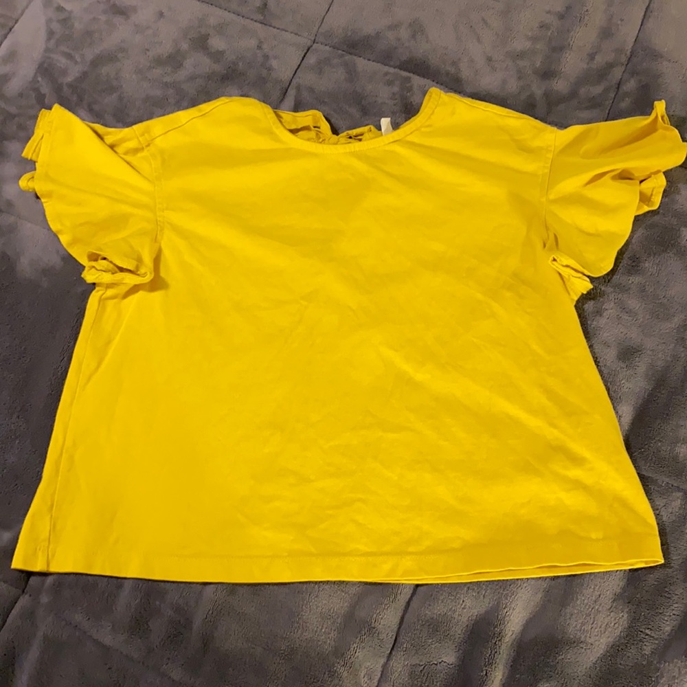 BP. (Nordstrom) Ruffle Flutter Sleeve Shirt